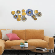 Vaveyla 8 Acessório Decorativo de Parede 100% Metal, Multicolor, 112 x 9 x 47 cm