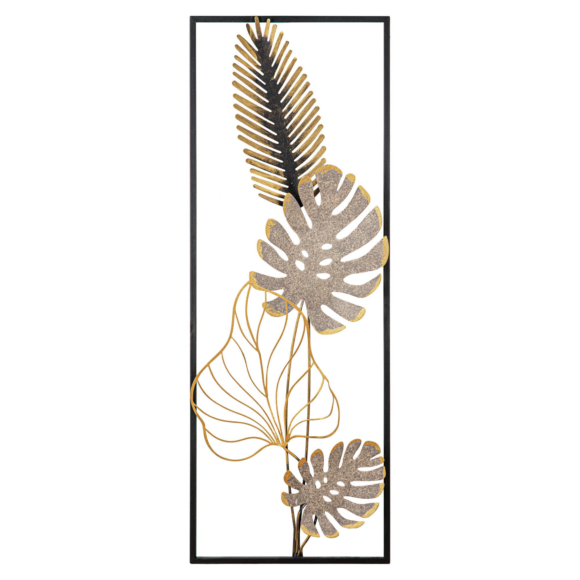 Nazo — Acessório Decorativo de Parede em Metal 100%, Multicolor, 32 x 5 x 90 cm