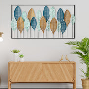 Bilge Acessório de Parede Decorativo em Metal Multicolor 115x60 cm – Detalhes Recortados a Laser