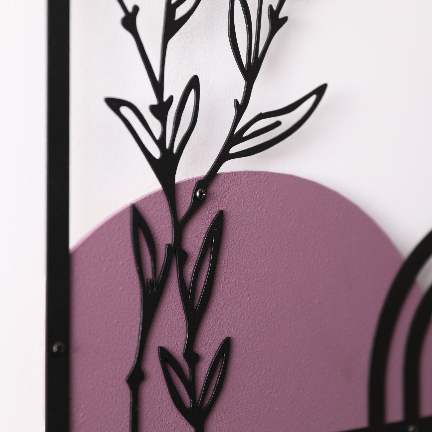 Majestic — Acessório Decorativo de Parede em Metal e Madeira, Multicolor, 95,5 x 60 cm