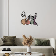 Orchestra S — Acessório de Parede Decorativo em Metal e Madeira, Multicolor (51,5 x 42,5 cm)