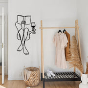 Bien Acessório Decorativo de Parede 100% Metal Preto 38 x 73 cm (1,2 mm)