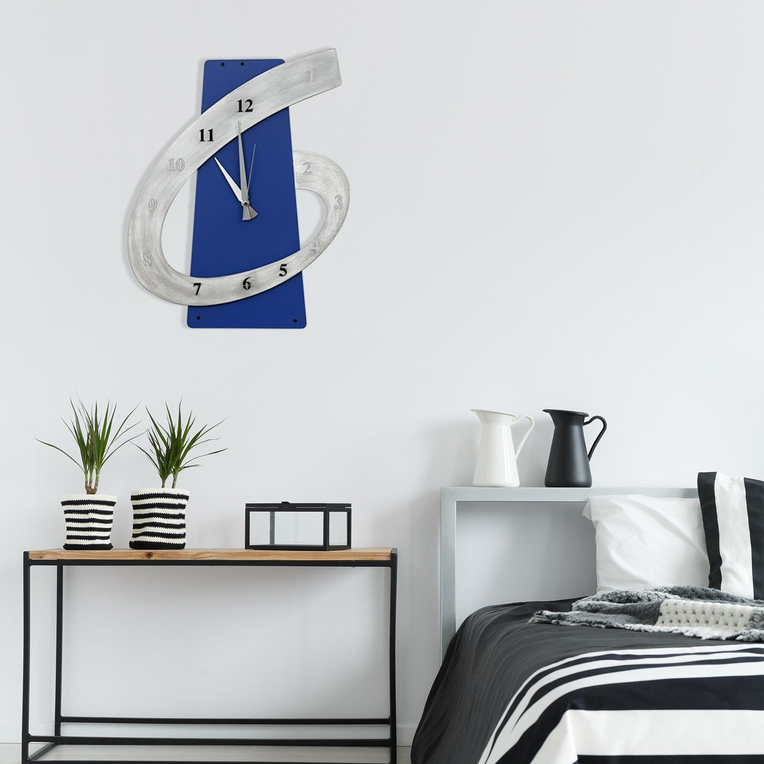Relógio de Parede Decorativo em Metal 100%, Multicolor, 40 x 50 cm – Beyan-1 (279ENZ2701)