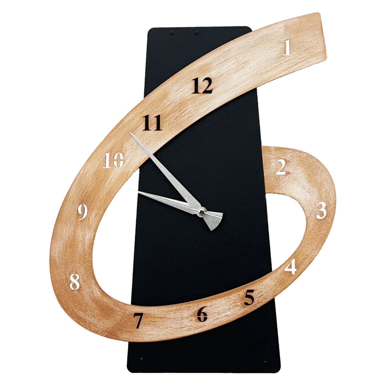 Relógio de Parede Decorativo em Metal Beyan-2 Multicolor 40x50 cm (279ENZ2702)