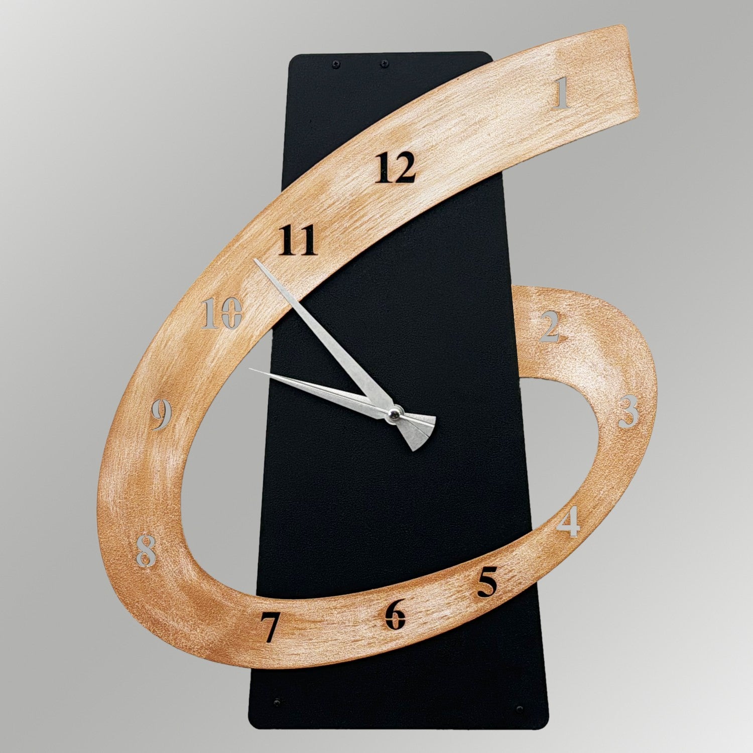 Relógio de Parede Decorativo em Metal Beyan-2 Multicolor 40x50 cm (279ENZ2702)