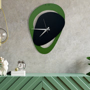 Relógio de Parede Decorativo em Metal 100% Mele-1, Multicolor, 36 x 50 cm