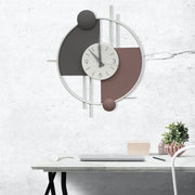 Relógio de Parede Decorativo Miskin-1 em 100% Metal (1 mm), Multicolor, 55 x 65 cm