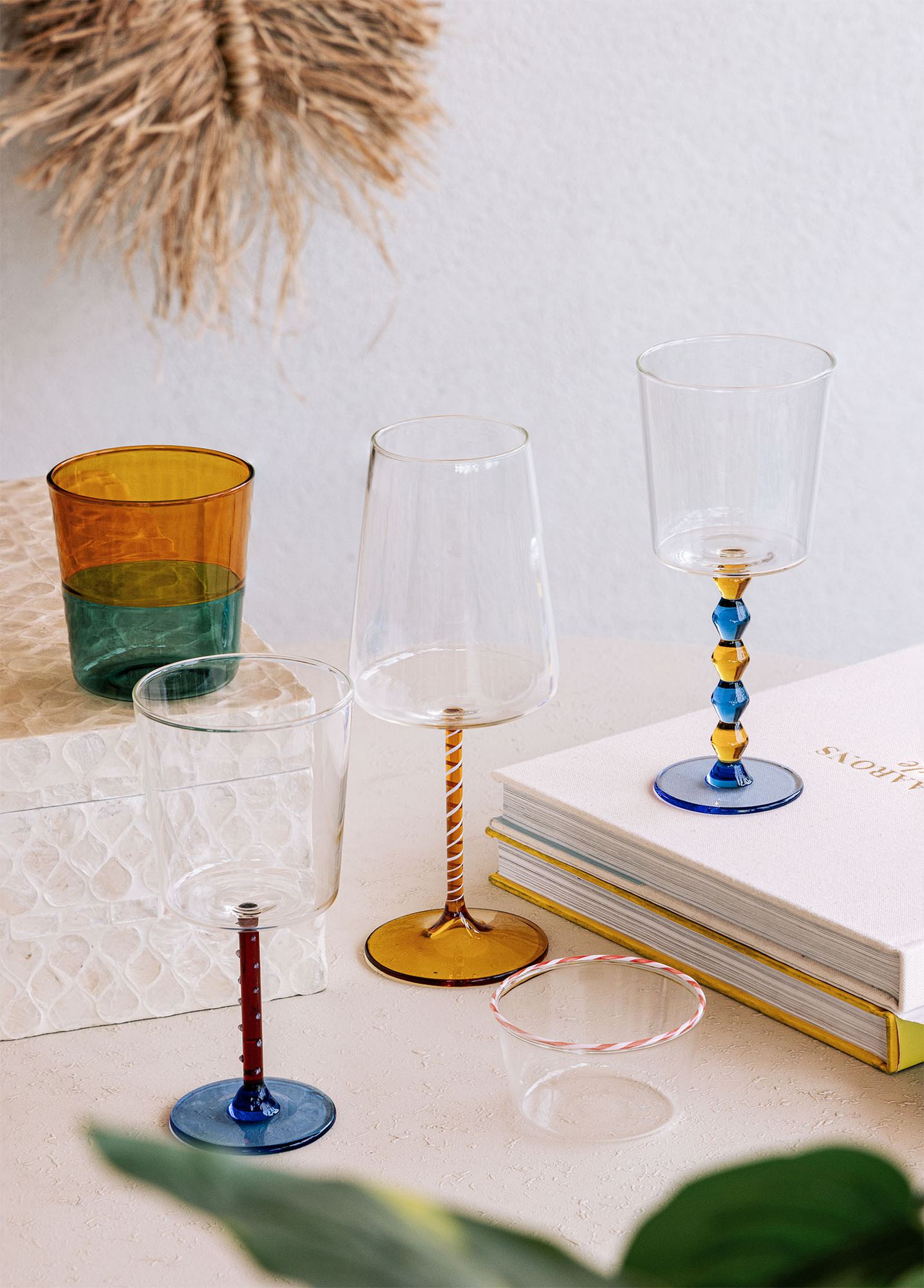 Vaso de Vidro Âmbar – 8 x 8 x 18 cm – vidro