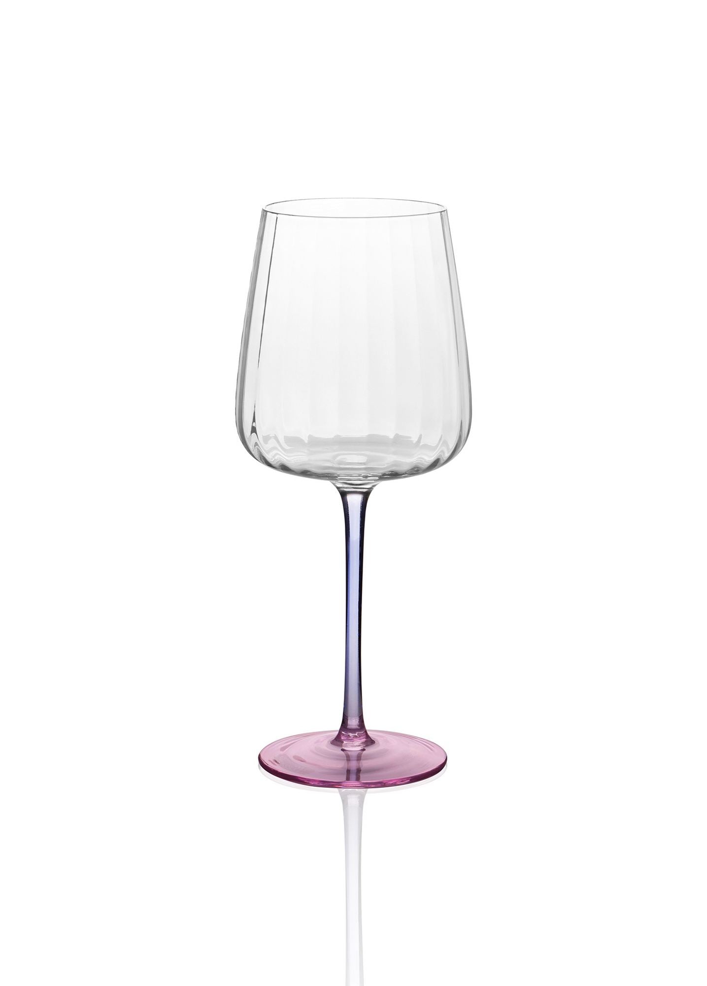 Vaso de Vidro – 9 x 9 x 23 cm – Rosa – Vidro