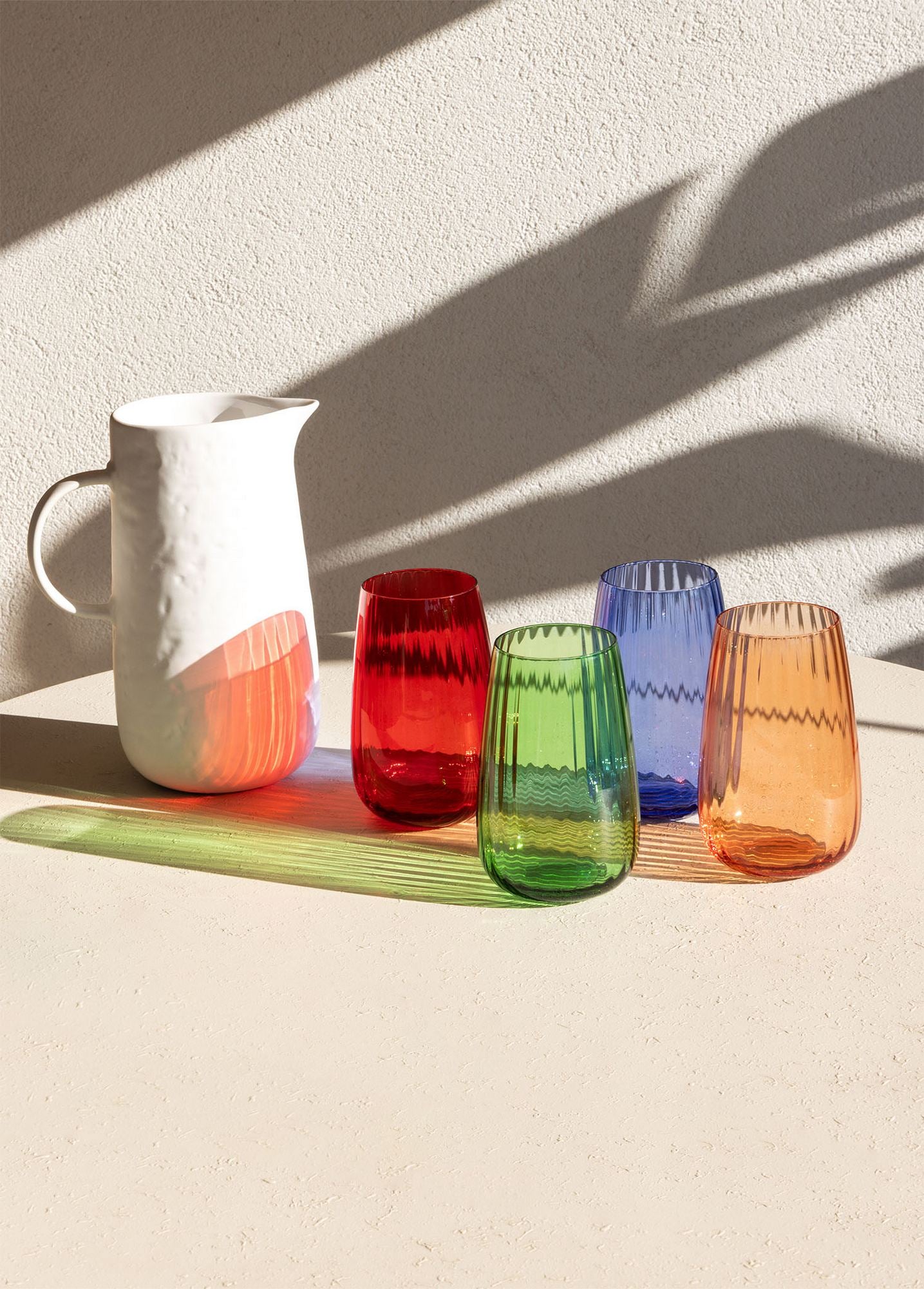 Vaso de Vidro – 9 x 9 x 14 cm – Laranja – vidro