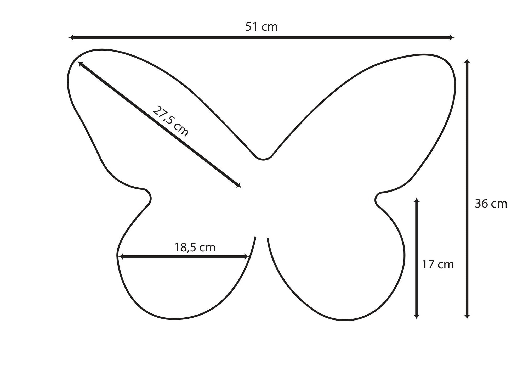 Iluminação LED de parede decorativa – 200 cm – Branco