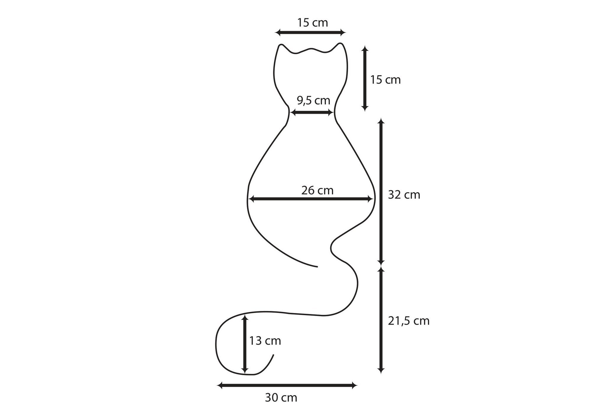 Iluminação LED de parede decorativa – 200cm – Amarelo – Néon