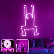 Iluminação LED de parede decorativa – Rosa