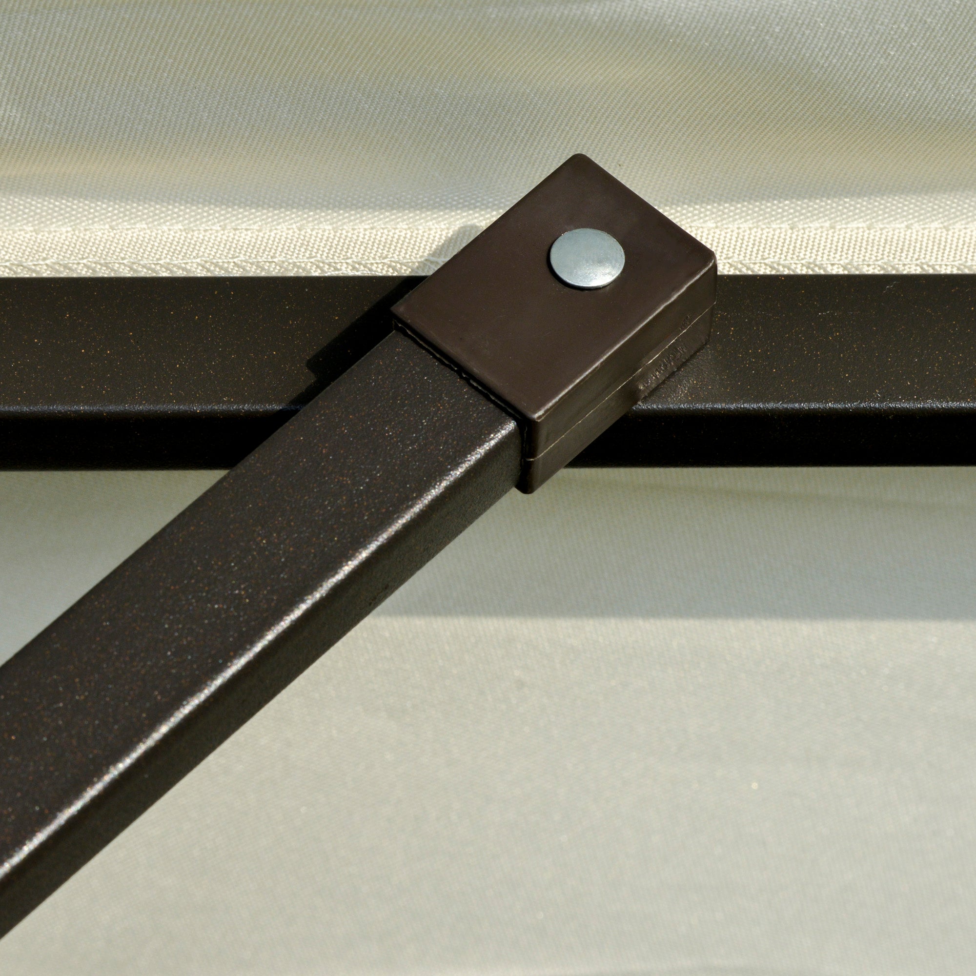 Chapéu de Sol Duplo Creme Branco 455x265x238 cm - Proteção UV e Resistente à Água