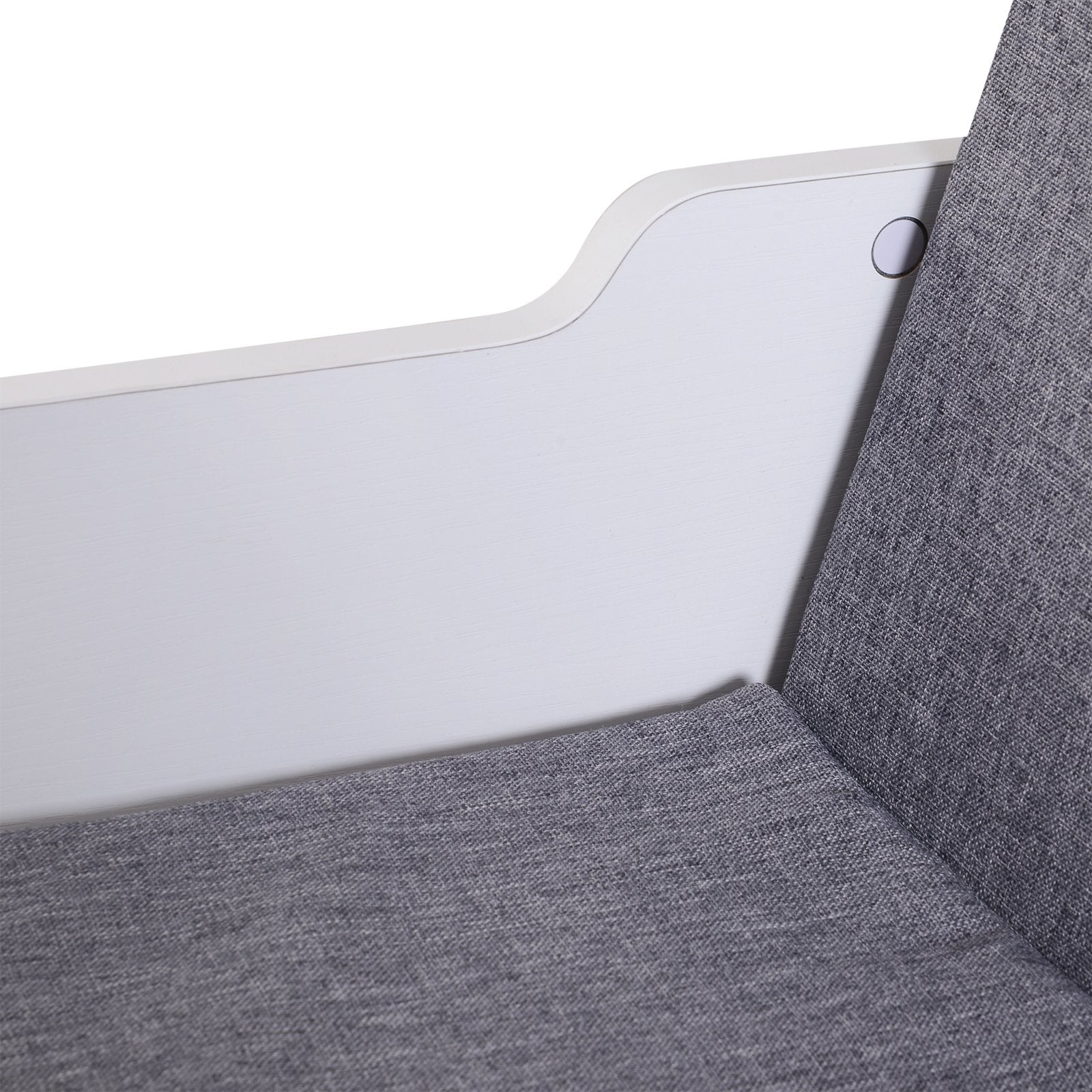Estante Infantil com Assento 102x30x61 cm - Branco e Cinzento