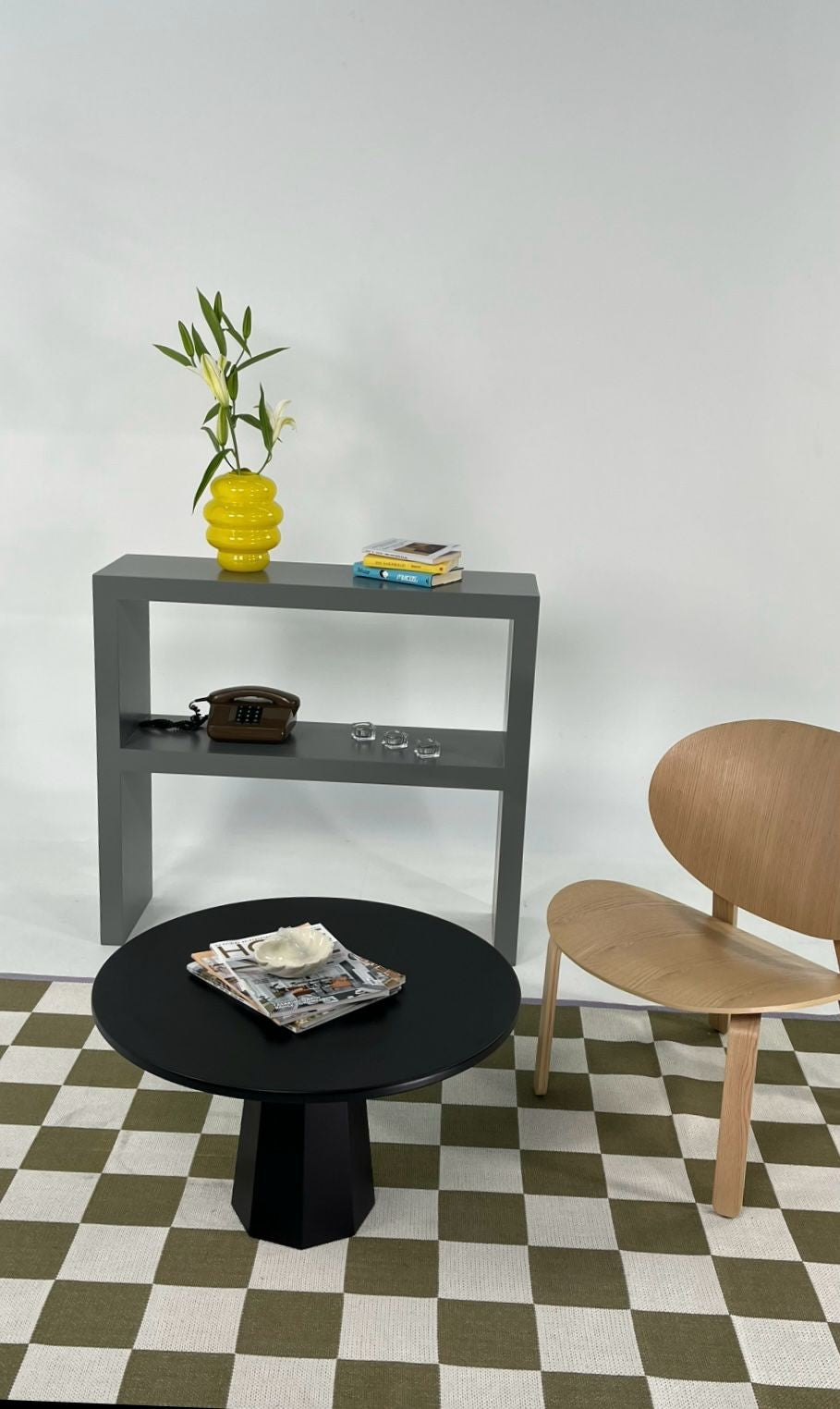 Mesa de Centro – 69cm x 42cm x 69cm – Preto – MDF