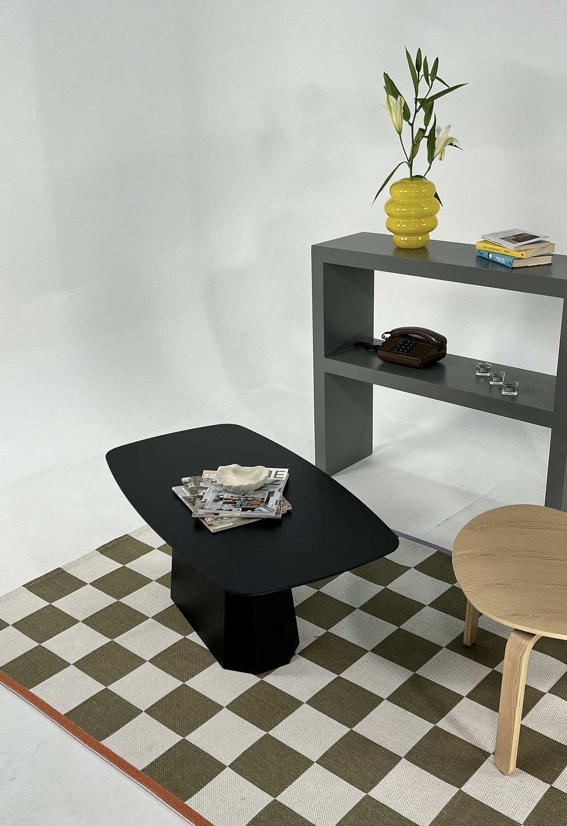 Mesa de Centro – 100 cm x 42 cm x 54 cm – Preto – MDF