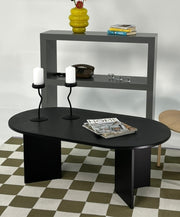 Mesa de Centro – 110cm x 42cm x 60cm – Preto – MDF