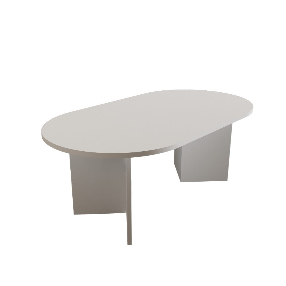 Mesa de Centro – 110 cm x 42 cm x 60 cm – Branca – MDF