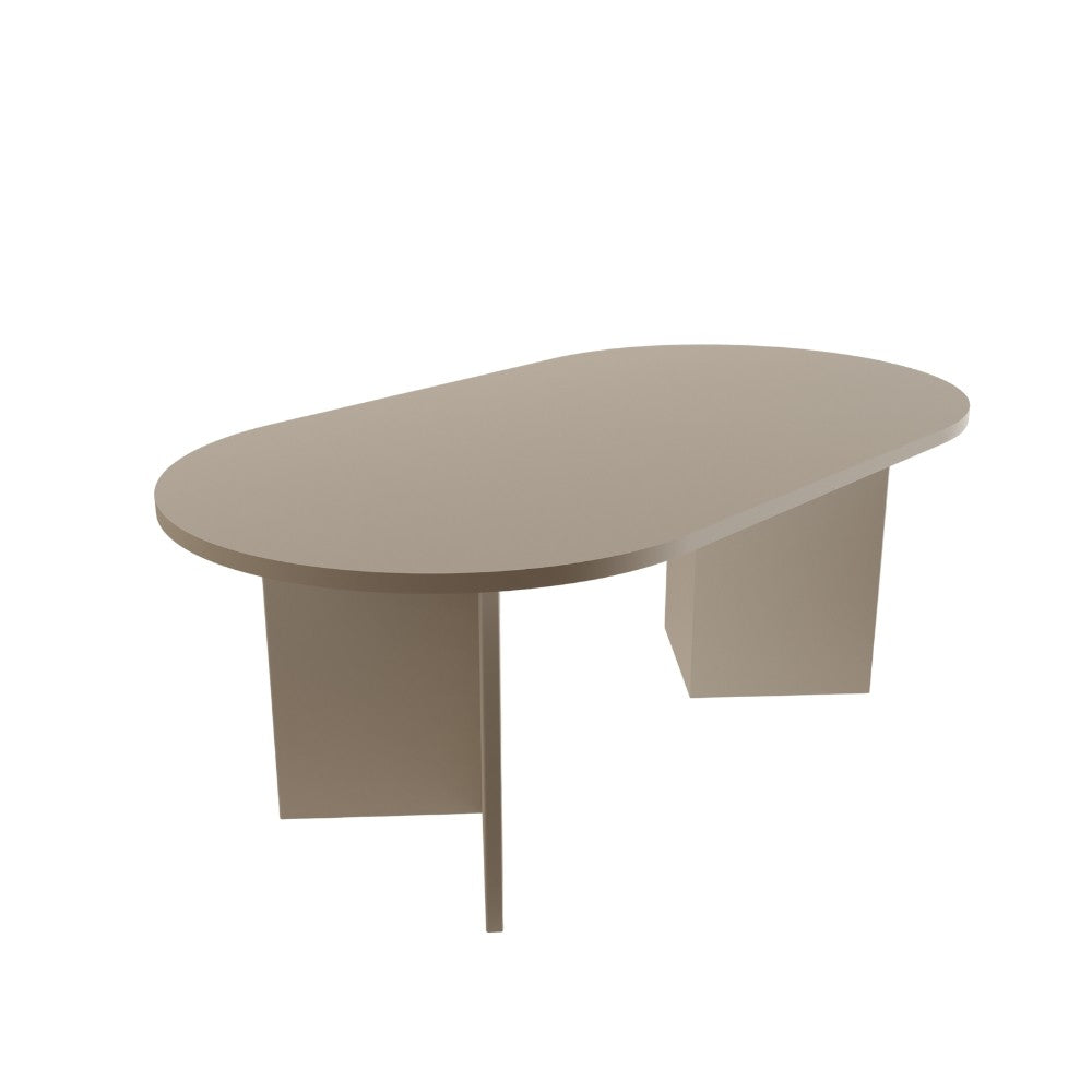 Mesa de Centro – 110cm x 42cm x 60cm – Creme – MDF