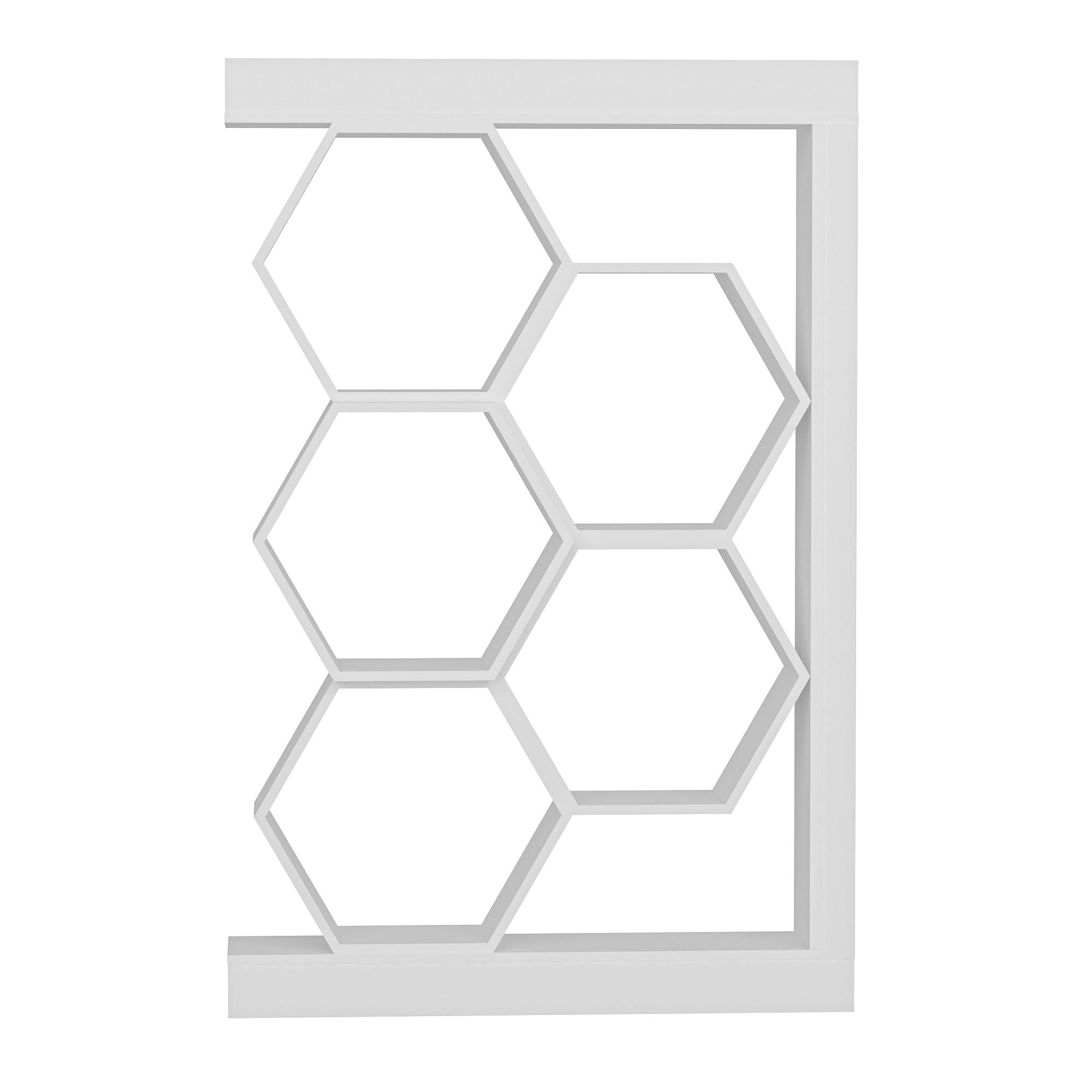 Estante branca moderna, 90 x 24,6 x 140 cm | Painel de partículas 100% revestido em melamina, 18 mm de espessura | Solução de armazenamento elegante para casa e escritório