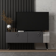 Móvel de TV – 120 cm x 30 cm x 50 cm – Antracite – Painel de partículas