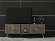 Móvel de TV – 120 cm x 30 cm x 45 cm – Cor nogueira – MDF