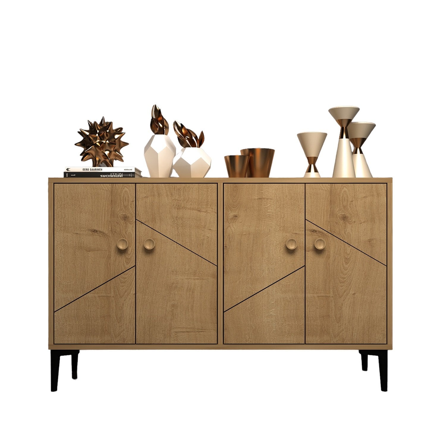 Móvel de TV – 120 cm x 75 cm – Carvalho Safira – MDF