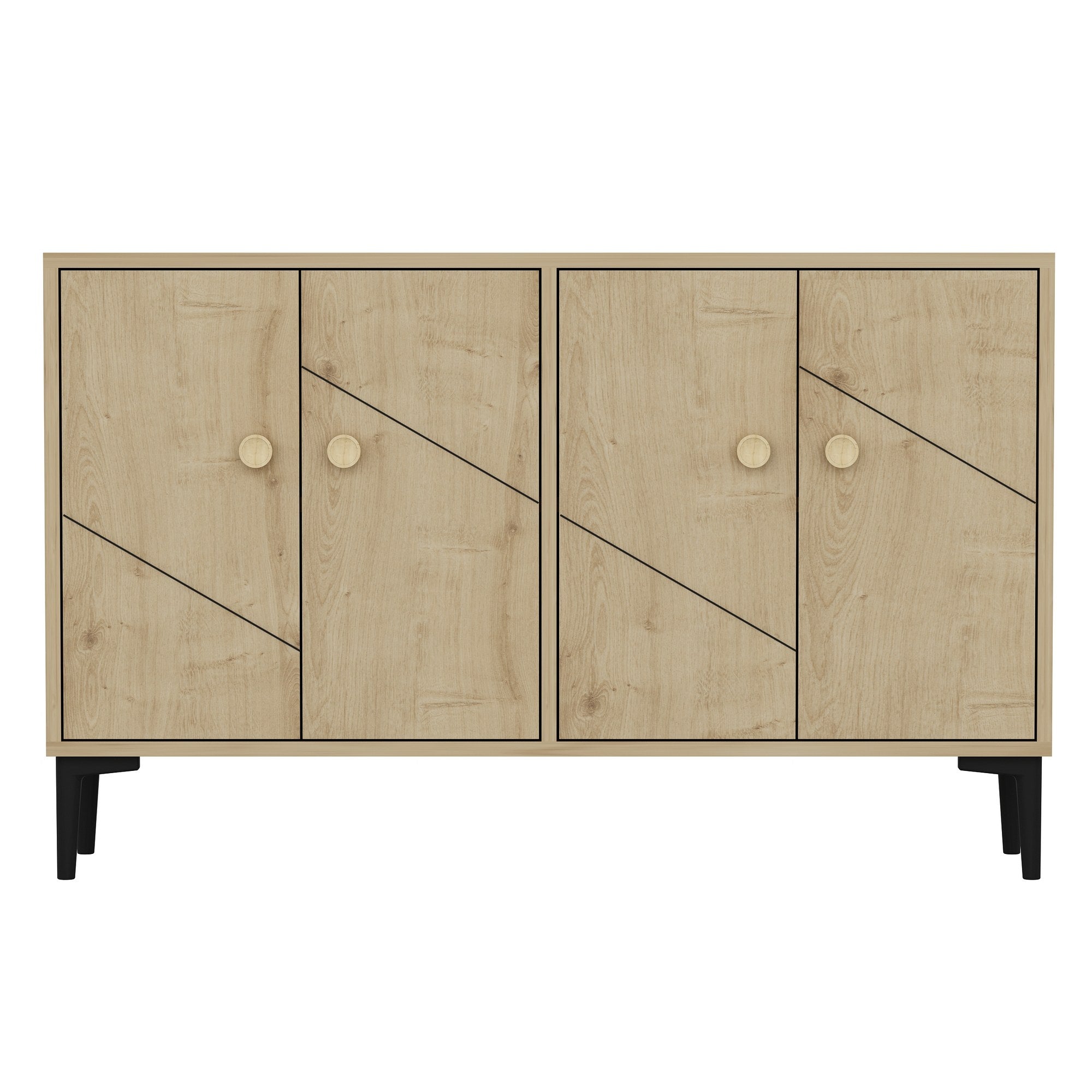 Móvel de TV – 120cm x 30cm x 75cm – Carvalho Safira – MDF