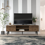 Móvel de TV – 160 cm – Nogueira – MDF