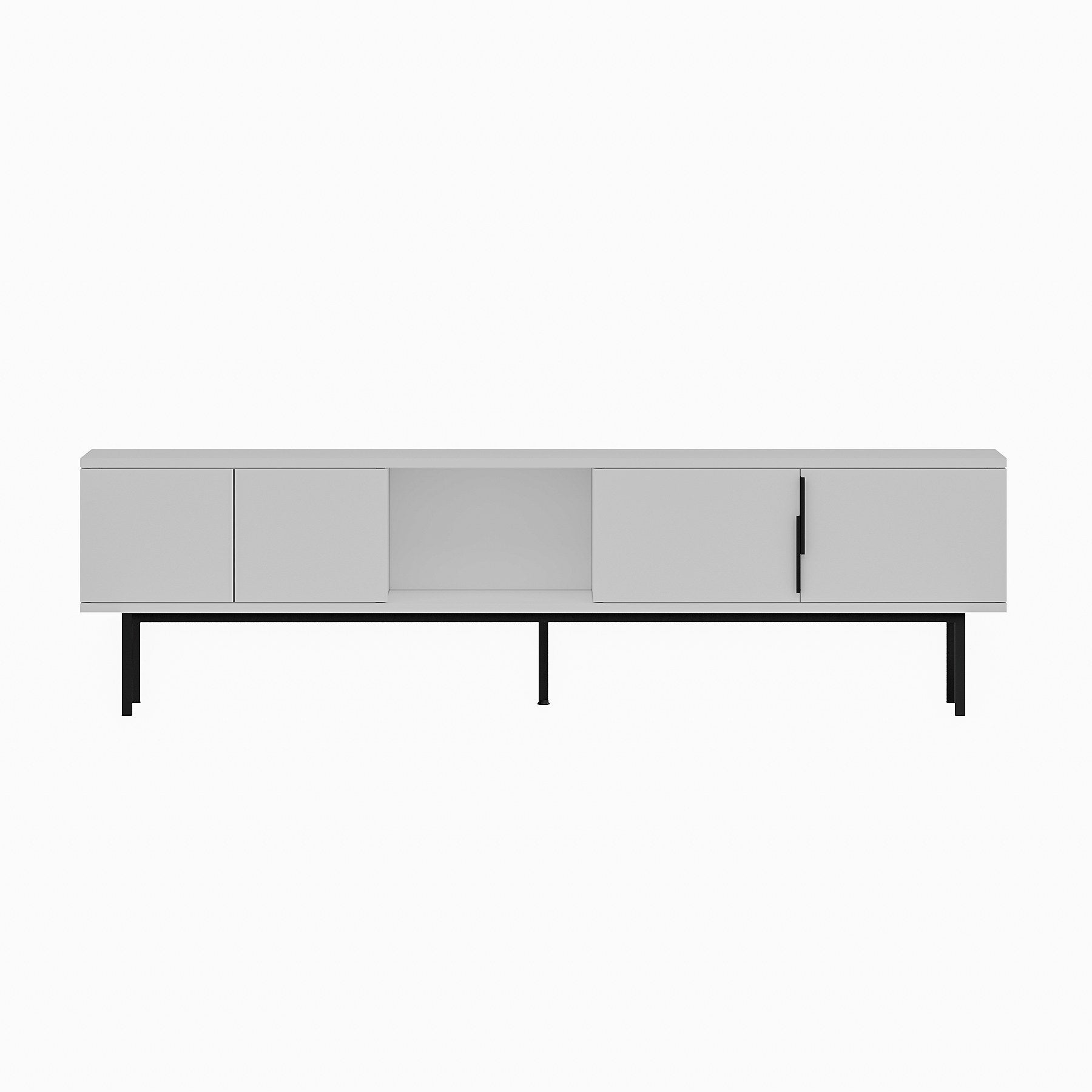 Móvel de TV – 180cm x 50cm x 29.6cm – Branco – Painel de partículas