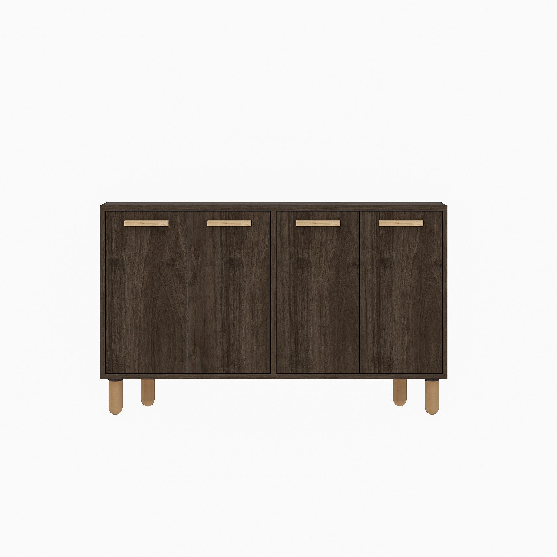 Aparador – 120 cm x 73,6 cm x 29,6 cm – Nogueira – Painéis de Partículas Revestidos a Melamina