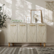 Aparador – 120cm x 73,6cm x 29,6cm – Travertino – MDF revestido com melamina