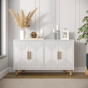 Aparador – 120cm x 73.6cm x 29.6cm – Branco – Painel de Partículas