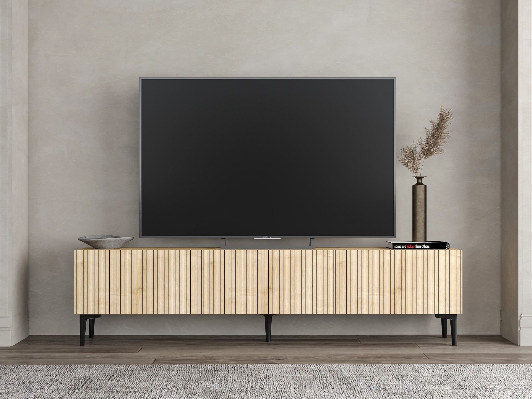 Móvel de TV – 180 cm x 45 cm x 31,4 cm – Carvalho Safira – MDF