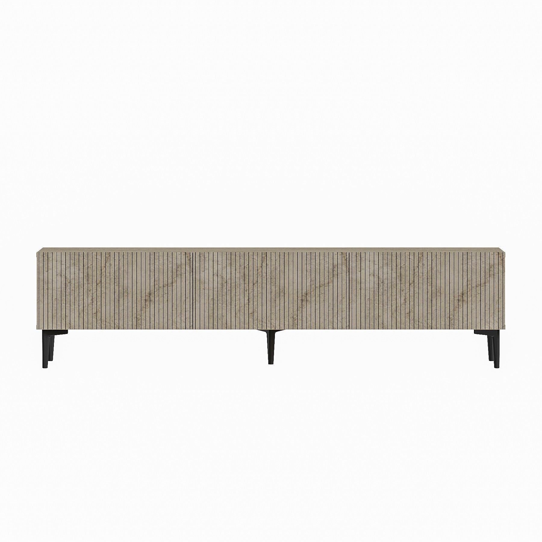 Móvel de TV – 180 cm x 45 cm x 31,4 cm – Travertino – MDF com melamina