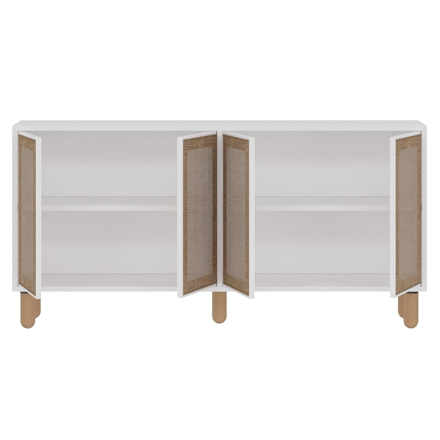 Aparador – 150 cm x 73 cm x 36 cm – Branco – Painel de Partículas