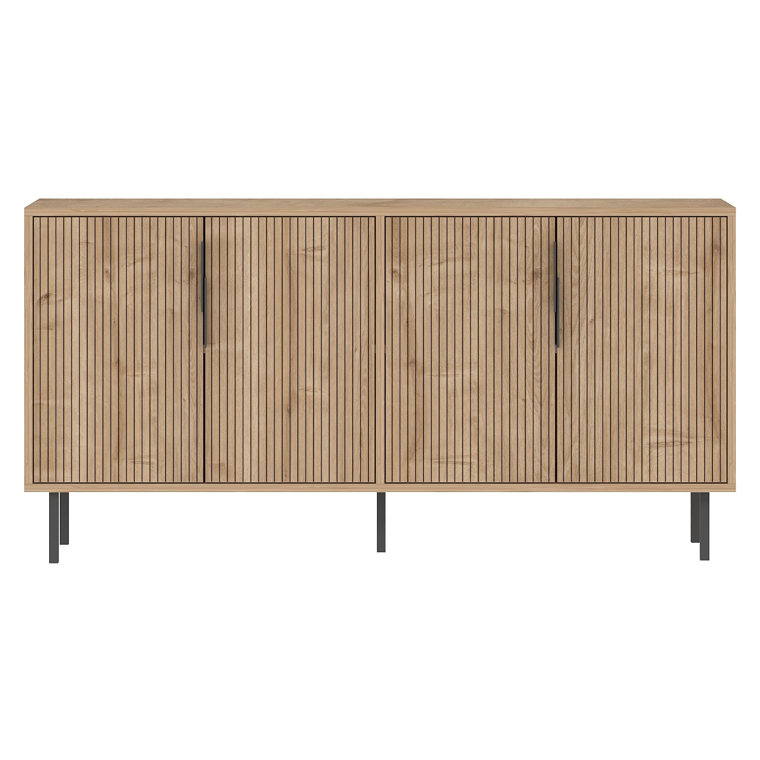 Aparador em Aglomerado – 150 cm x 75 cm x 36 cm – Carvalho Safira