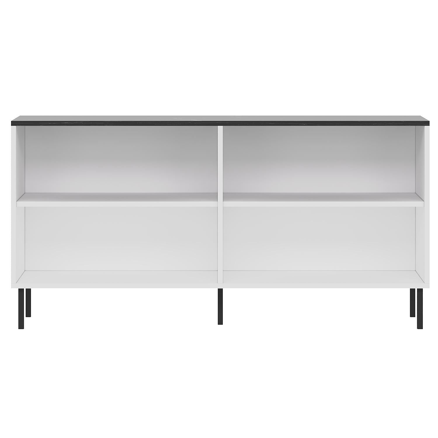 Aparador – 150 cm x 75 cm x 36 cm – Branco e Royal – Aglomerado com revestimento de melamina