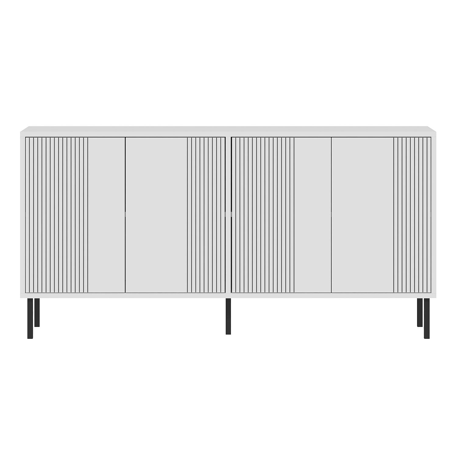 Aparador – 150 cm x 75 cm x 36 cm – Branco – MDF