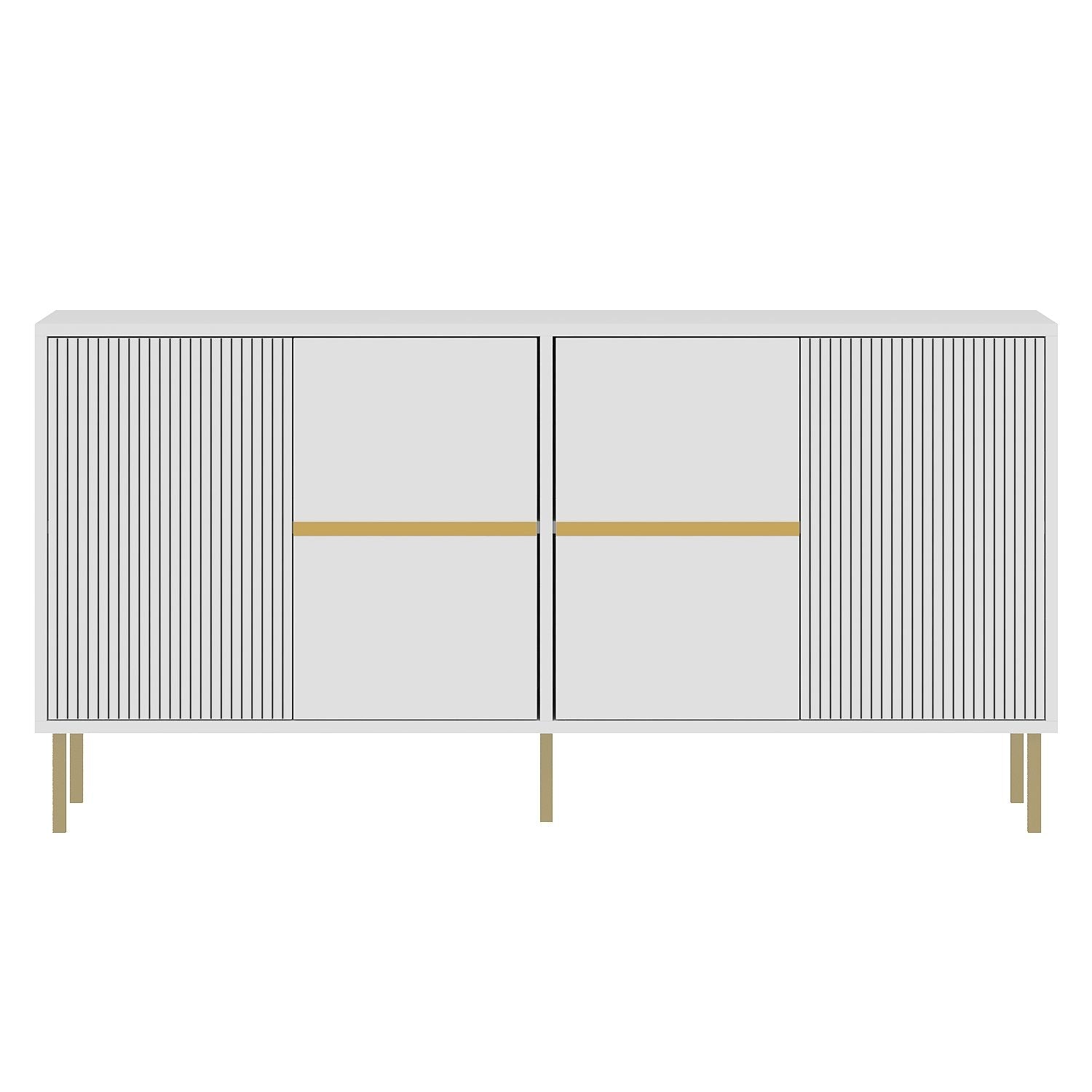 Aparador – 150 cm x 75 cm x 36 cm – Branco – MDF