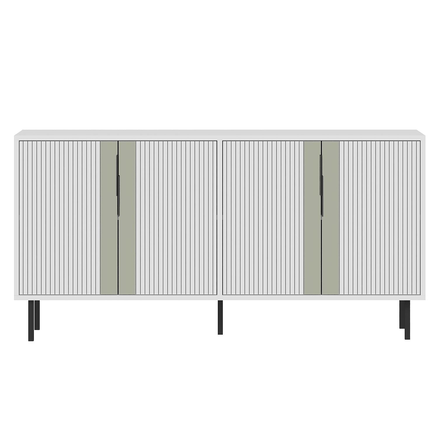 Aparador – 150 cm x 75 cm x 36 cm – Branco – MDF