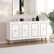Aparador – 150 cm x 73 cm x 36 cm – Branco – Aglomerado revestido de melamina