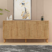 Aparador – 150 cm x 73 cm x 36 cm – Carvalho Safira – Aglomerado revestido de melamina