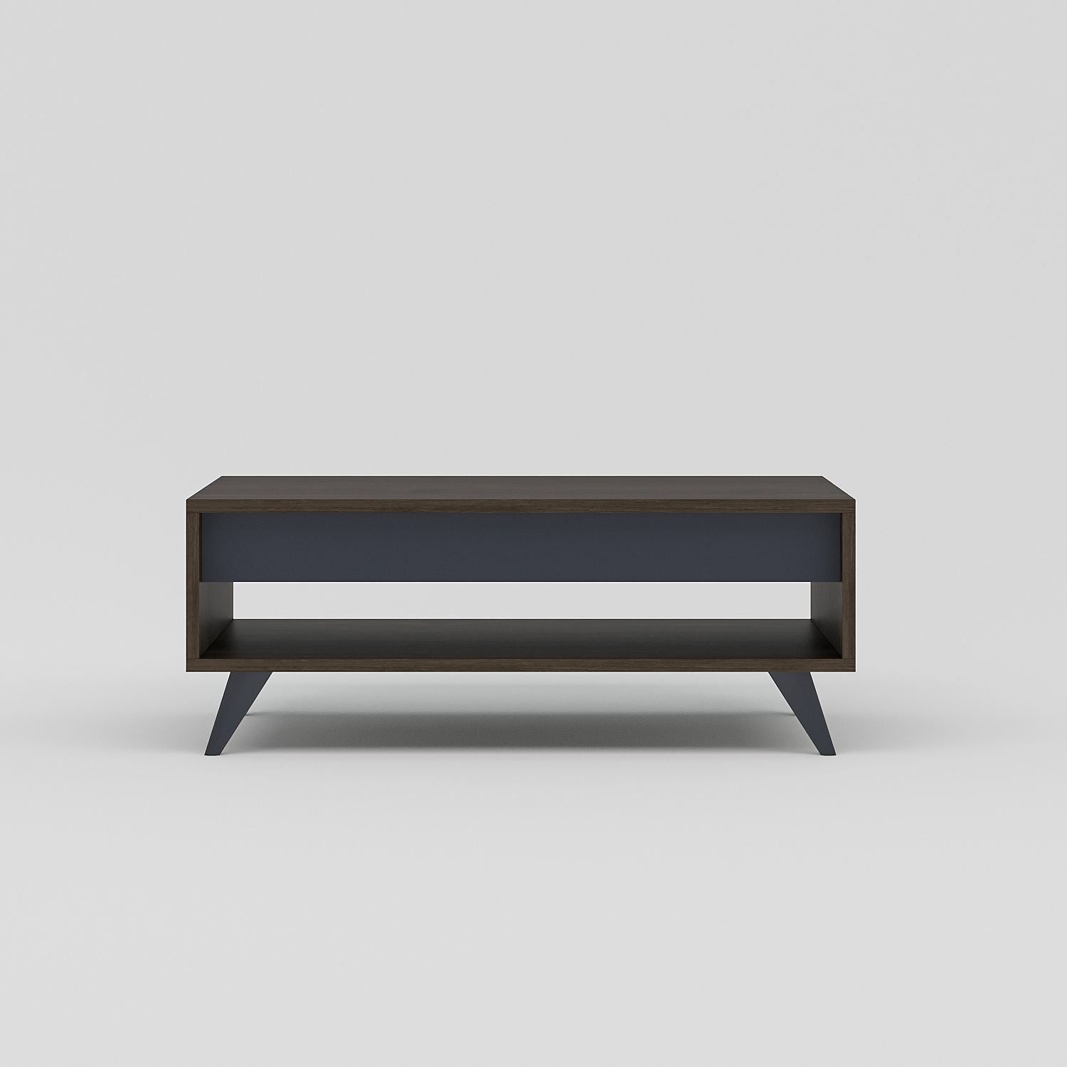 Mesa de Centro – 90cm x 38cm x 60cm – Nogueira – MDF