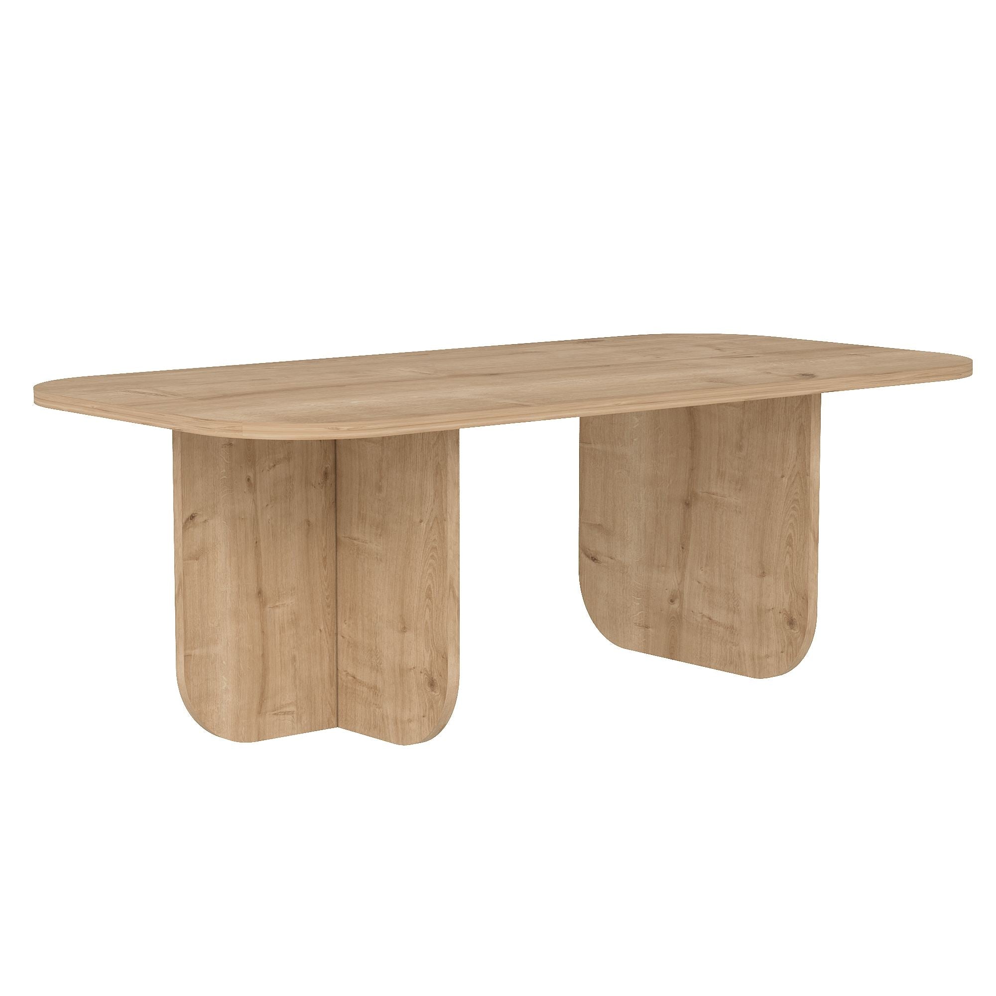 Mesa de Centro – 120 cm x 41,4 cm x 60 cm – Carvalho Safira – Aglomerado revestido com melamina