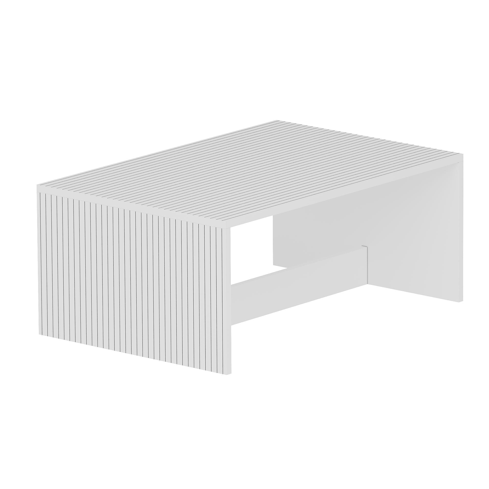 Mesa de Centro – 90x60x41,4 cm – Branca – Madeira Aglomerada