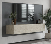 Móvel de TV – 180 cm x 28,6 cm x 31,4 cm – Travertino – MDF