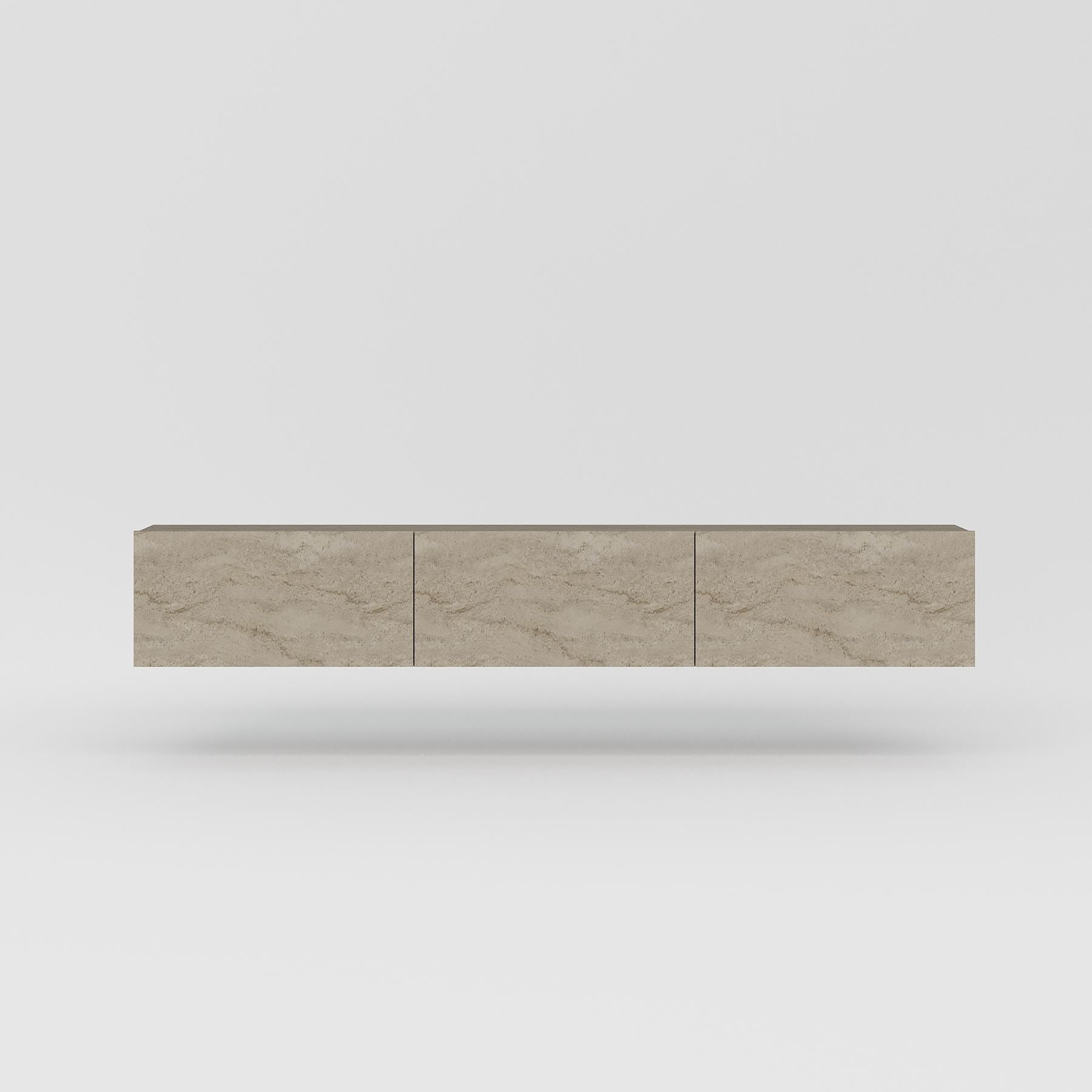 Móvel de TV – 180 cm x 28,6 cm x 31,4 cm – Travertino – MDF