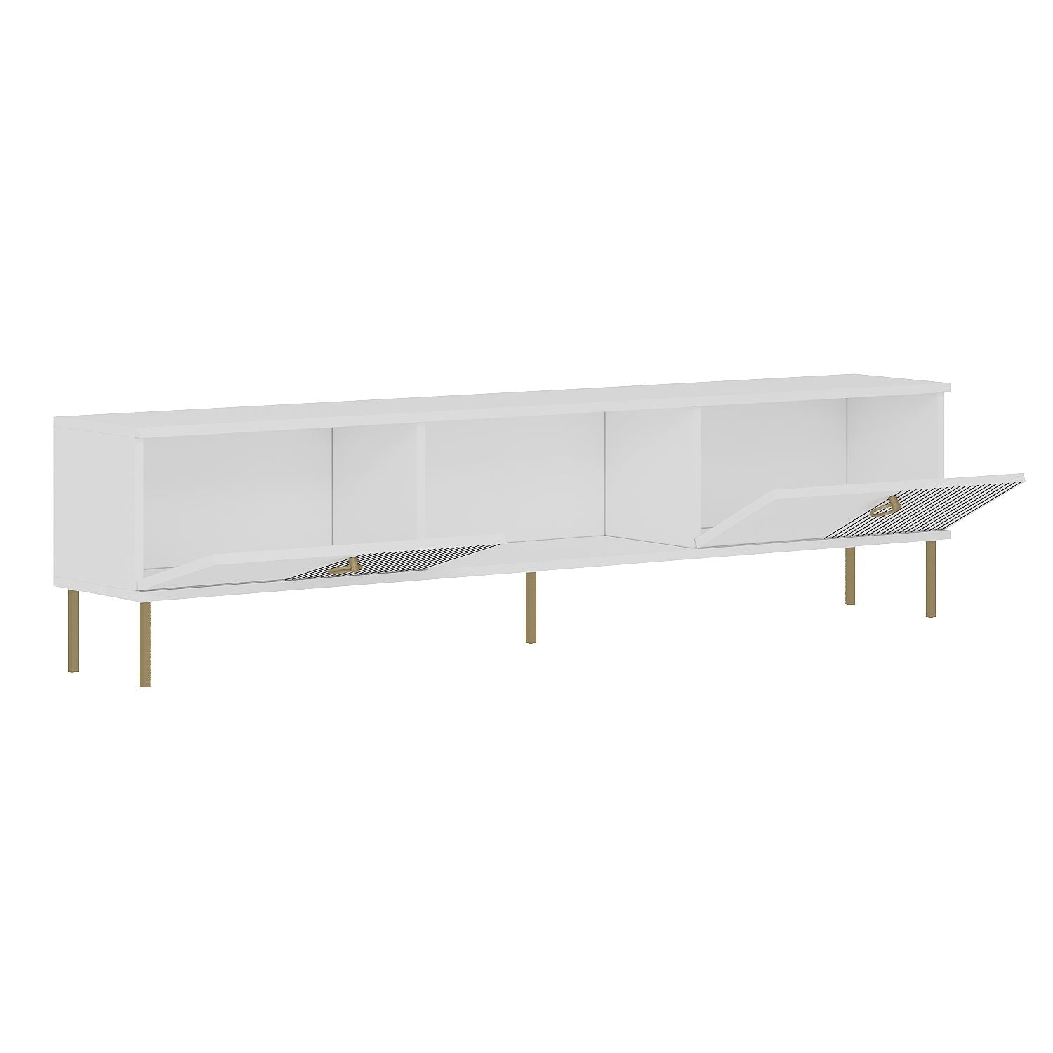 Móvel de TV – 180cm x 45cm x 30cm – Branco – MDF